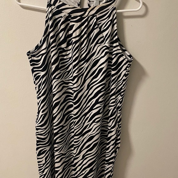 New York & Co Zebra Print Dress - Picture 1 of 5